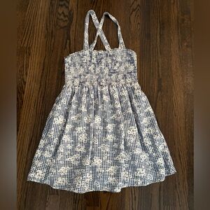 American Eagle Outfitters Flower Gingham Dress